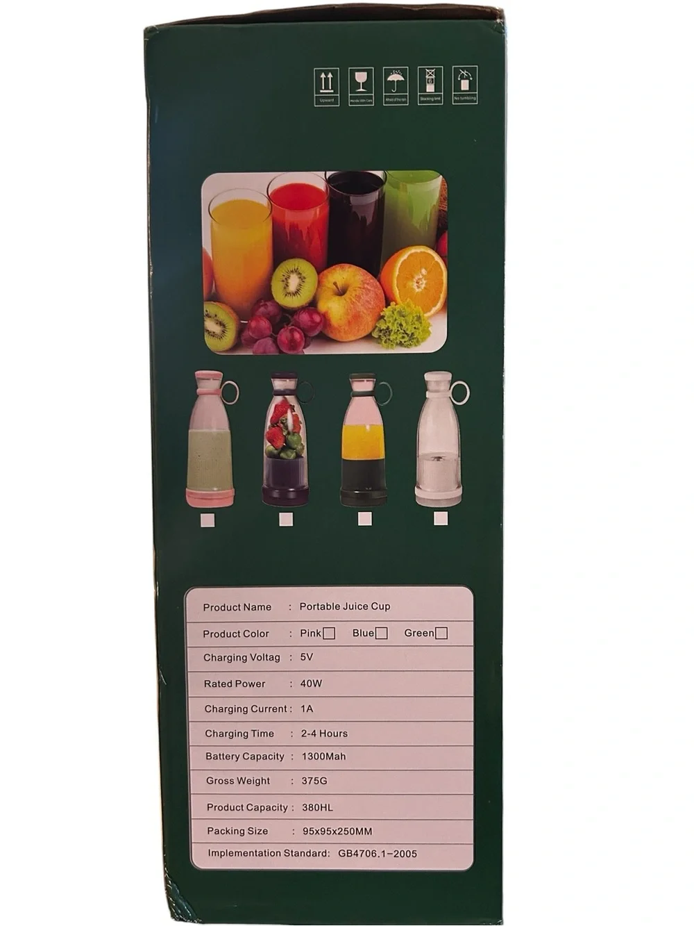 Ultimate Portable Blender! USB Rechargeable & Compact for Smoothies On-The-Go